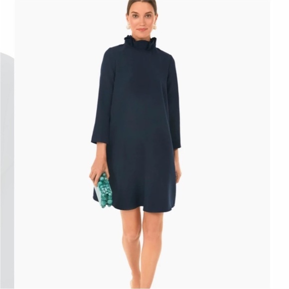 POMANDER PLACE TUCKERNUCK Navy Daphne Dress - Picture 2 of 11